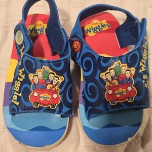 The Wiggles Toddler Boys Sandals Red Blue Character Vintage Casual Size 6